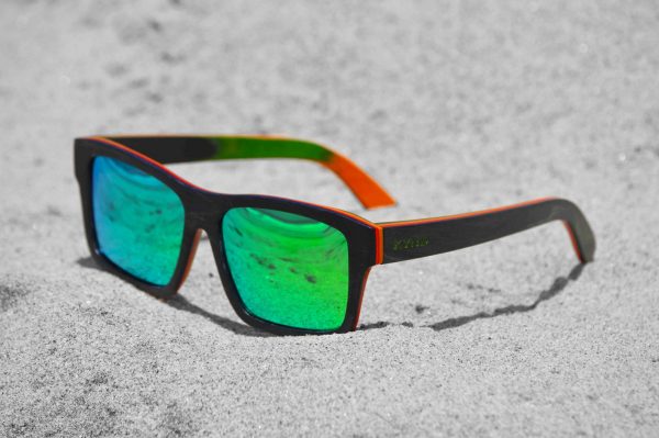 Rastas / Black Rock - Electric Green Lens