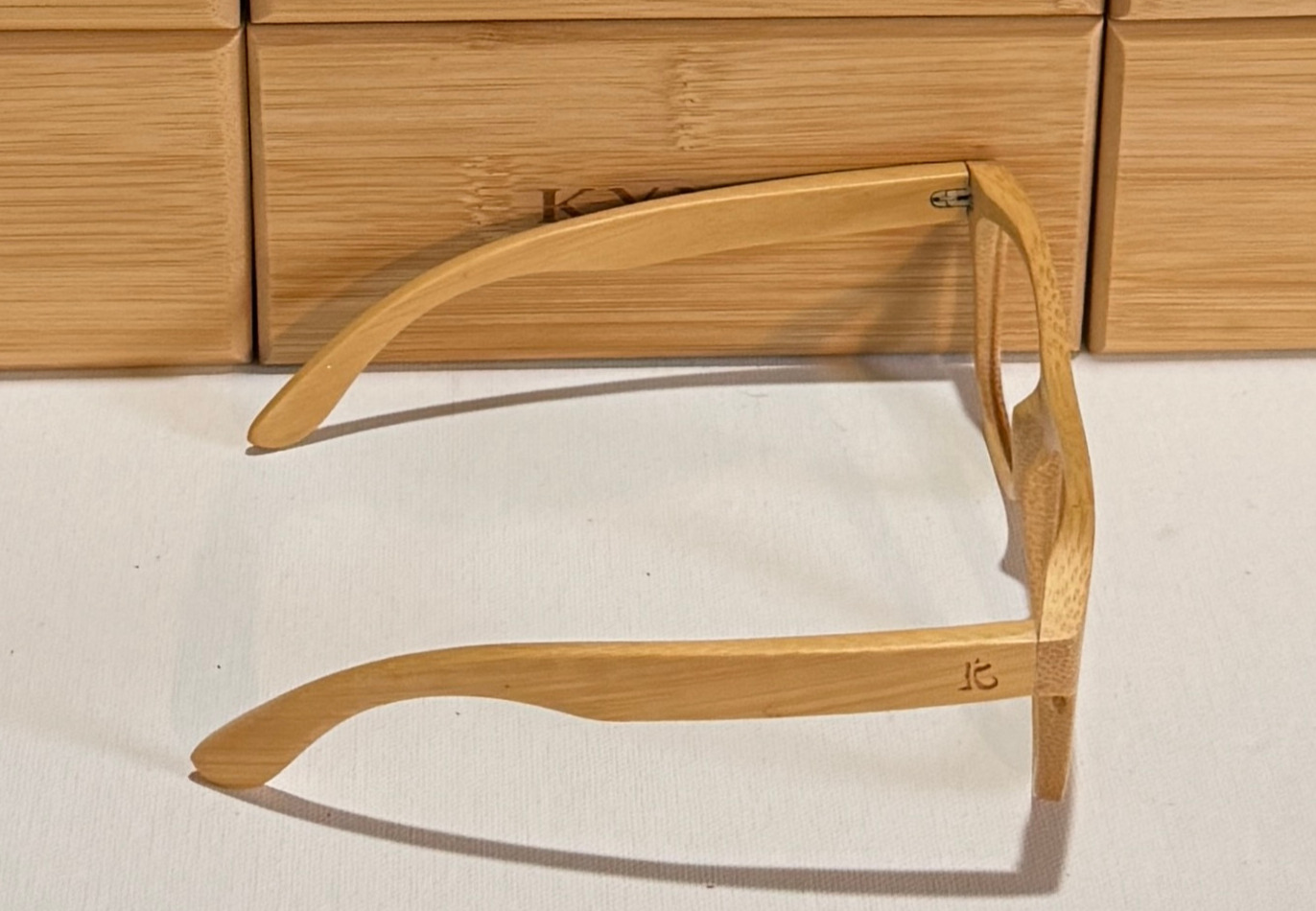 KYND Eyewear O.G.'s RX Bamboo Glasses – Natural Frame - Image 4