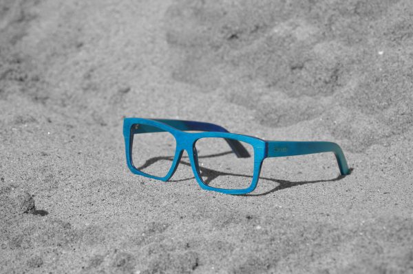 Bamboo Sunglasses Oceans Light Blue Rx