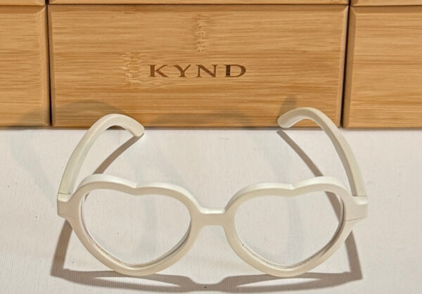 KYND Eyewear HeartBreakers RX Bamboo Glasses – Ice Frame