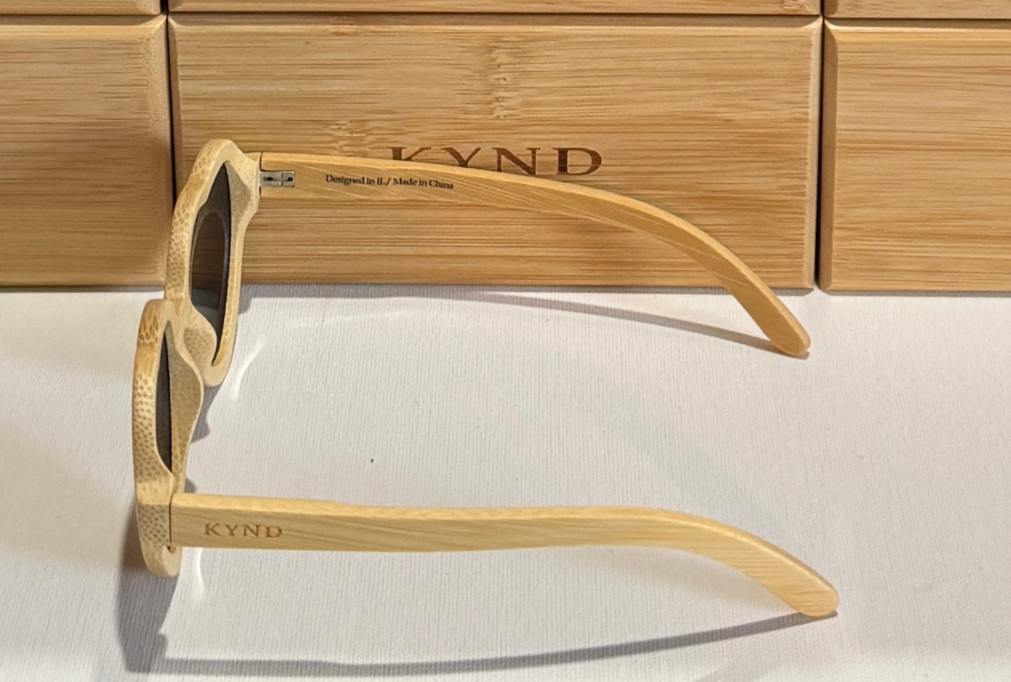 KYND Eyewear HeartBreakers Polarized Bamboo Sunglasses - Image 15