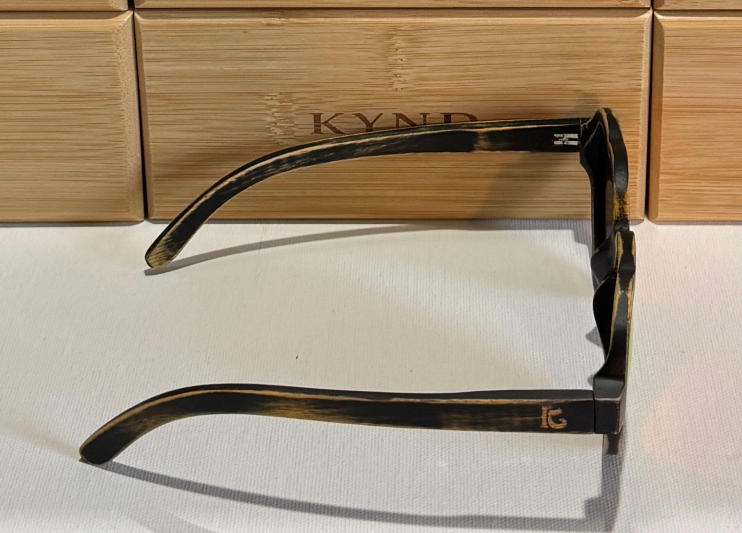 KYND Eyewear HeartBreakers Polarized Bamboo Sunglasses - Image 10
