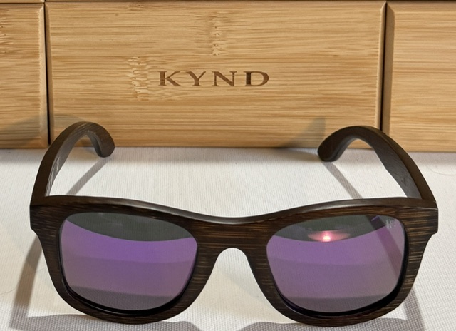 Chocolate Frames with Royal Purple Lenses